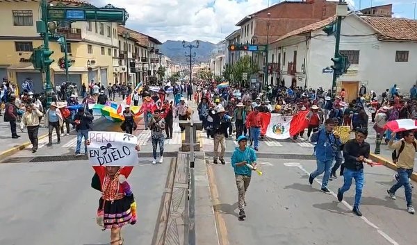 Protest in Peru