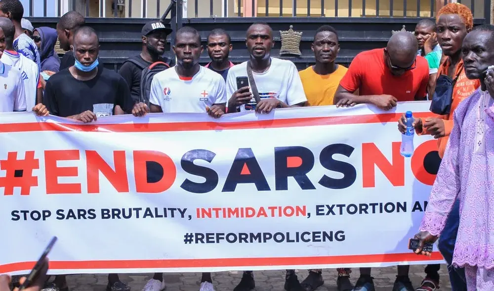 SARS protesters in Nigeria