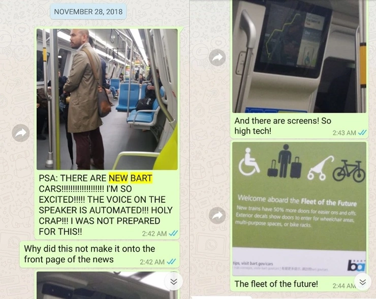 Printscreen of a WhatsApp conversation
