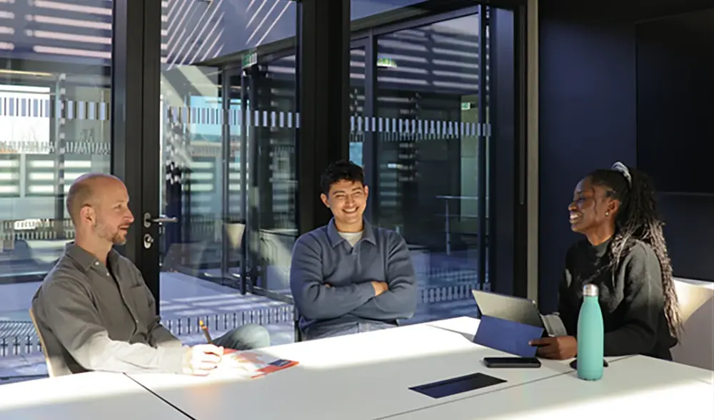 Florian Heintze,  Andrés Alberto Gallo and Irene Osei-Owusu